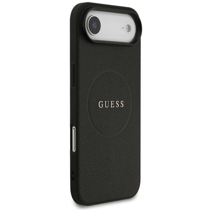 Guess - Guess iPhone 17 Air Mobilskal MagSafe Grained Ring - Svart