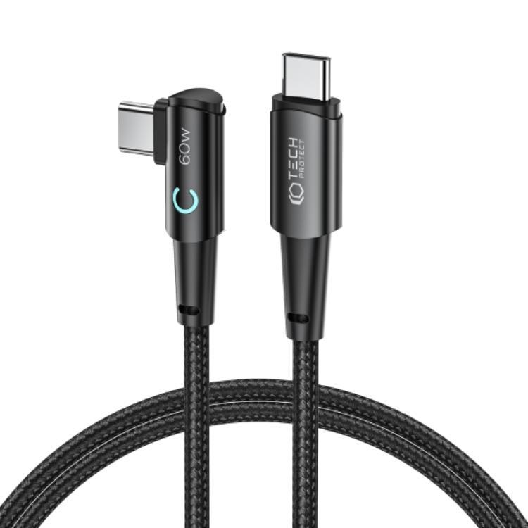 Tech-Protect USB-C till USB-C kabel Ultraboost 1m - Svart | 3541 | AlltMobil