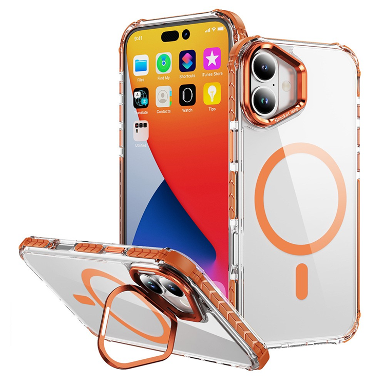 Mobilskal till iPhone 16 MagSafe Kickstand - Orange | 2353 | AlltMobil