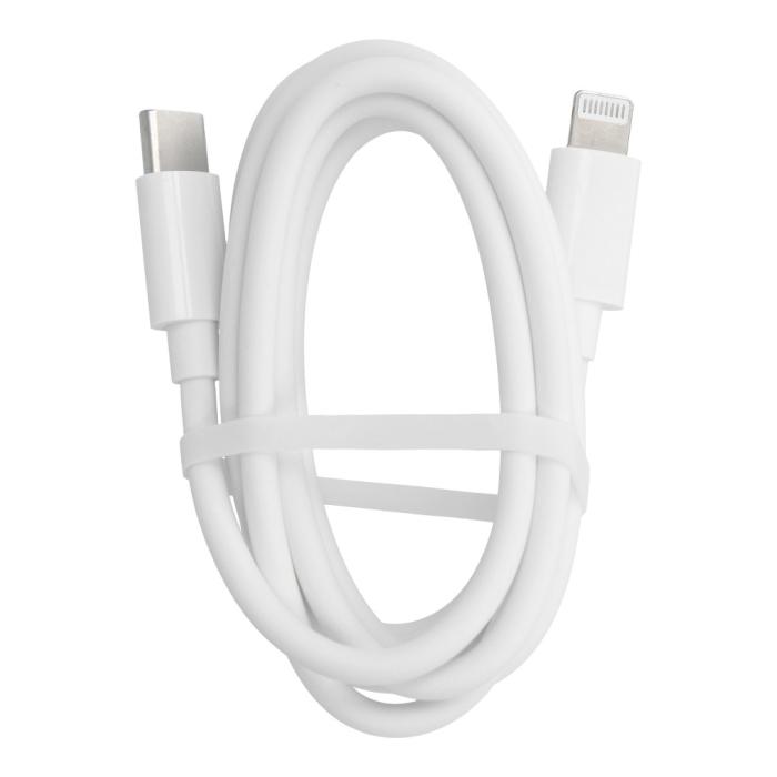 Forcell - USB-C till Lightning kabel PD 20W 3A C291 1m - Vit BOX