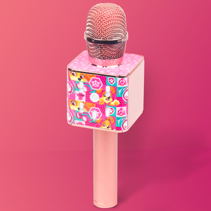 PAW PATROL - Paw Patrol Karaoke Bluetooth-Mikrofon med Högtalare - Rosa