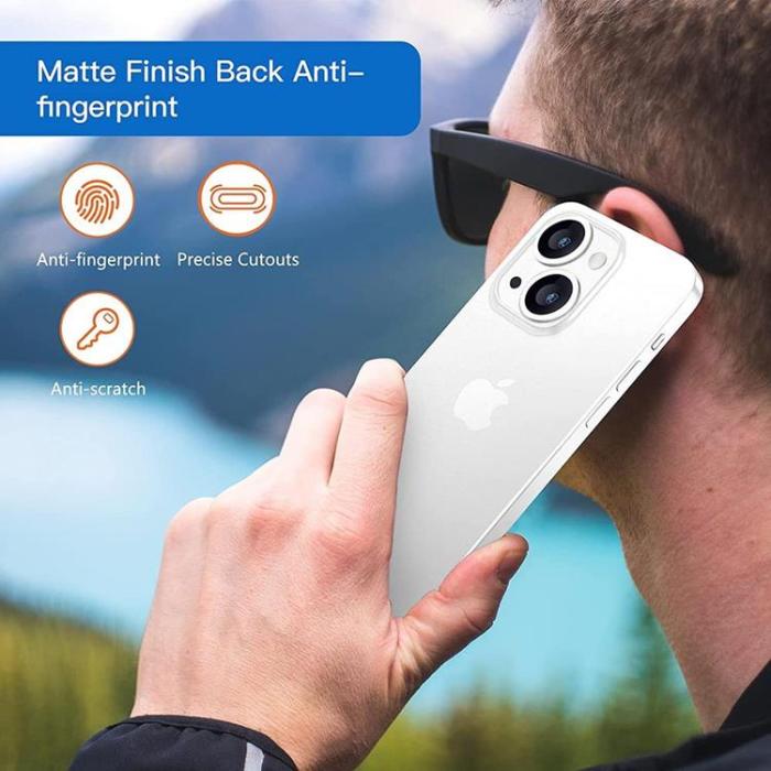 Boom of Sweden - BOOM Zero iPhone 15 Mobilskal Ultra Slim - Frosted