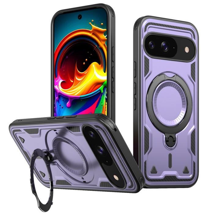 N/A - Mobilskal till Google Pixel 10/10 Pro Plast Militärskydd - Lila