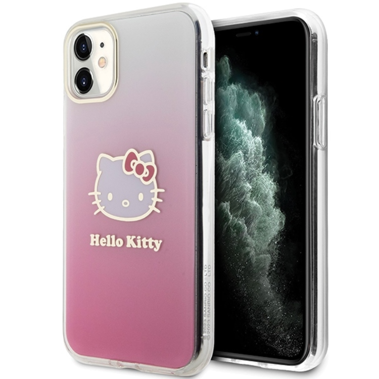 Hello Kitty iPhone 11/Xr Mobilskal Kitty Head - Rosa | 2353 | AlltMobil