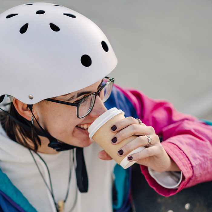 Wozinsky - Wozinsky Lätt BMX / Sparkcykelhjälm M - Vit