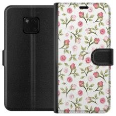 iSecrets - Pl&aring;nboksfodral till Huawei Mate 20 Pro med Blommigt