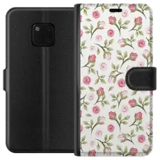 iSecrets - Pl&aring;nboksfodral till Huawei Mate 20 Pro med Blommigt
