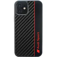 Audi - Audi iPhone 11/Xr Mobilskal Carbon Fiber Stripe - Svart