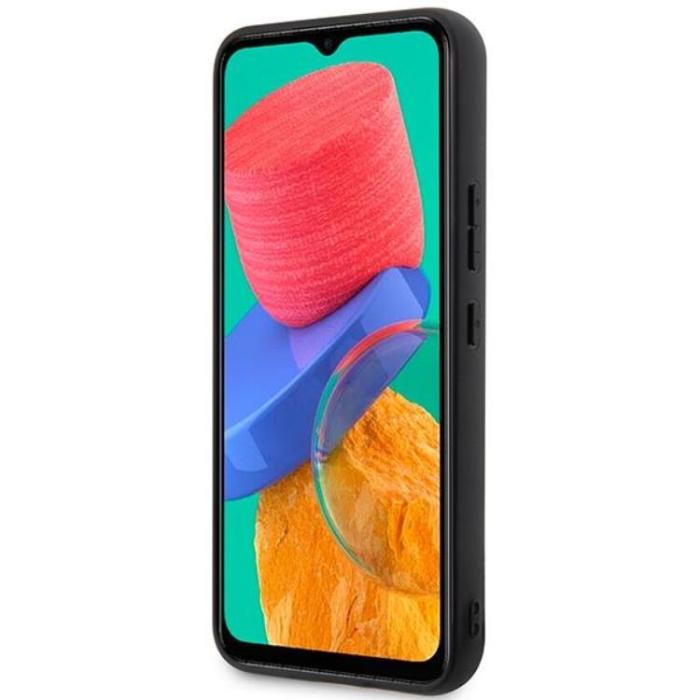 Guess - Guess Galaxy A54 5G Mobilskal Metall Gold Logo - Grå