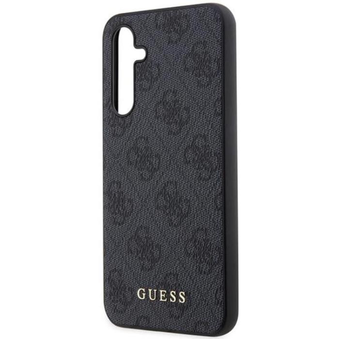Guess - Guess Galaxy A54 5G Mobilskal Metall Gold Logo - Grå