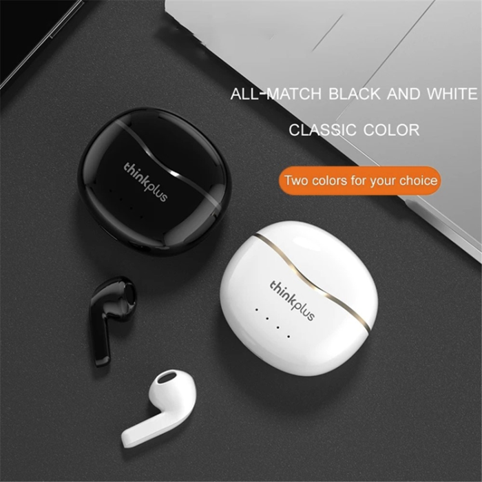Lenovo - LENOVO TWS Trådlösa Bluetooth-Hörlurar In-ear Thinkplus X16 - Svart