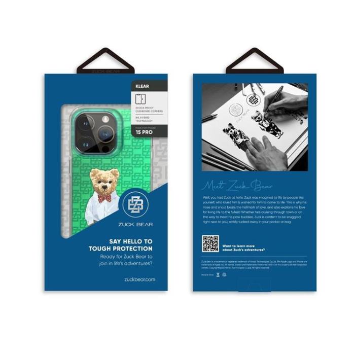 Zuck Bear - Zuck Bear iPhone 15 Pro Max Mobilskal Magsafe Cannes Breeze