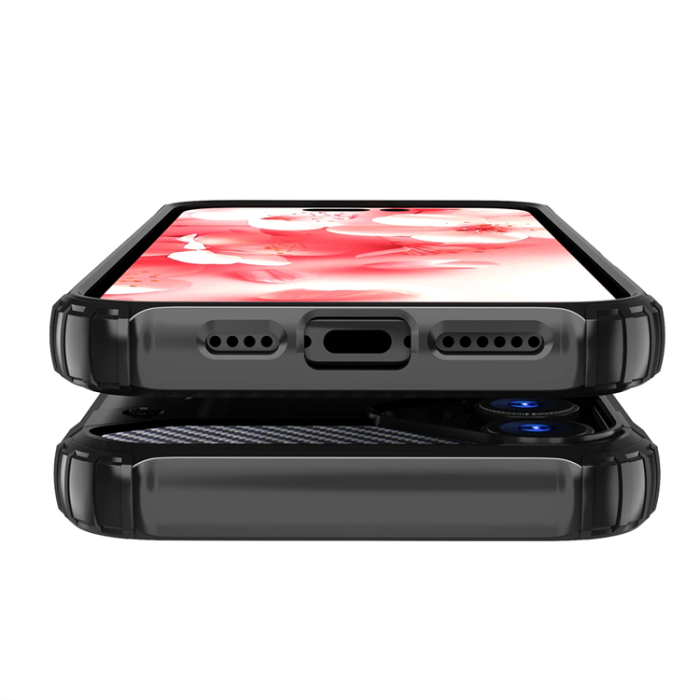 OEM - iPhone 16 Mobilskal Hybrid Armor - Svart