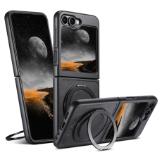 SUTENI - SUTENI Galaxy Z Flip 5 Mobilskal MagSafe G3 Waxy - Svart