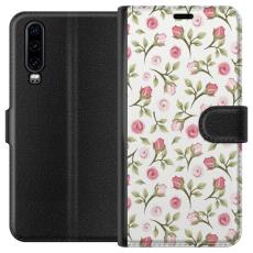iSecrets - Plånboksfodral till Huawei P30 med Blommigt