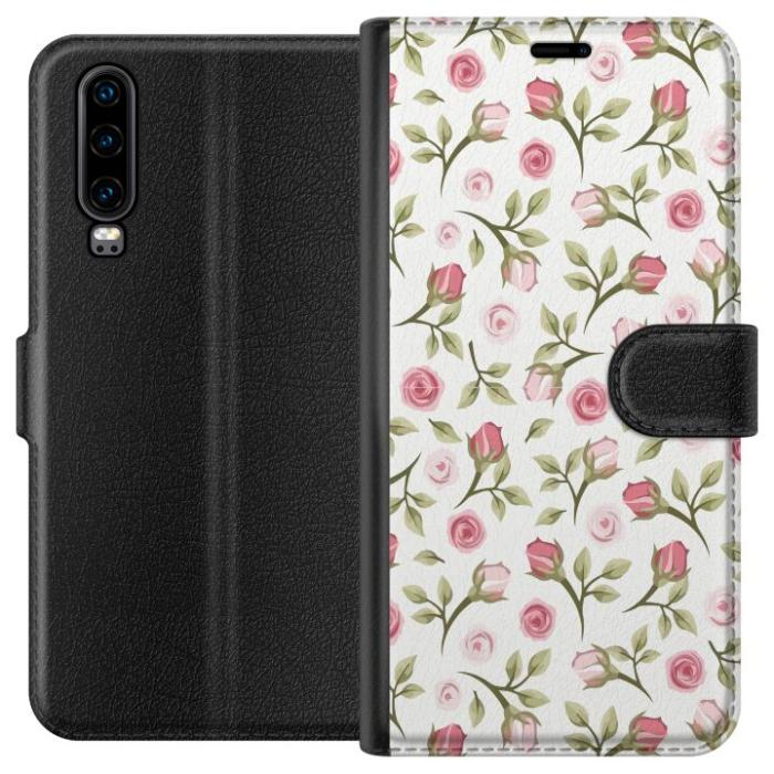iSecrets - Plånboksfodral till Huawei P30 med Blommigt
