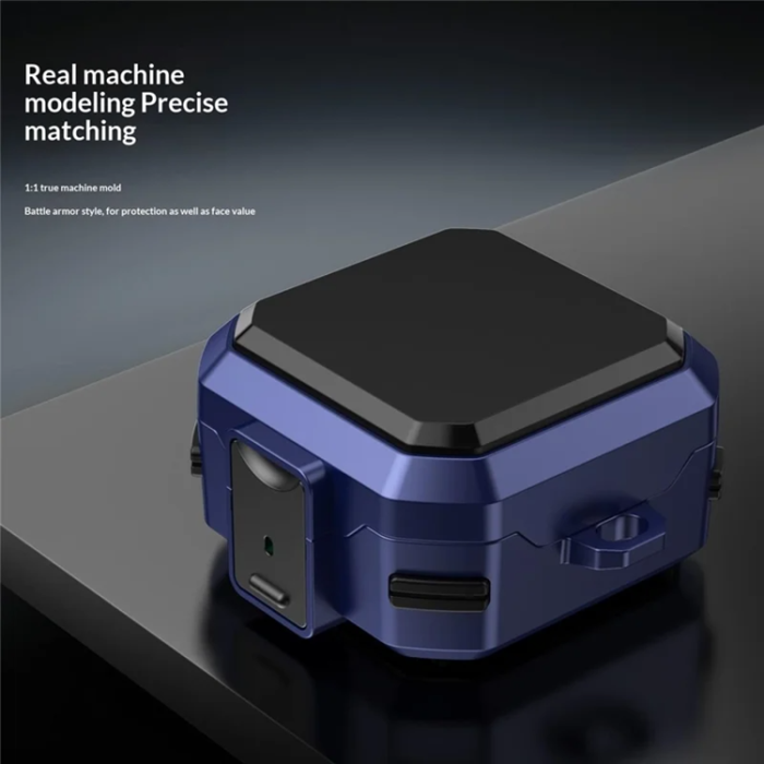 A-One Brand - Skal för Galaxy Buds 4/Buds 4 Pro Armor - Svart/Blå