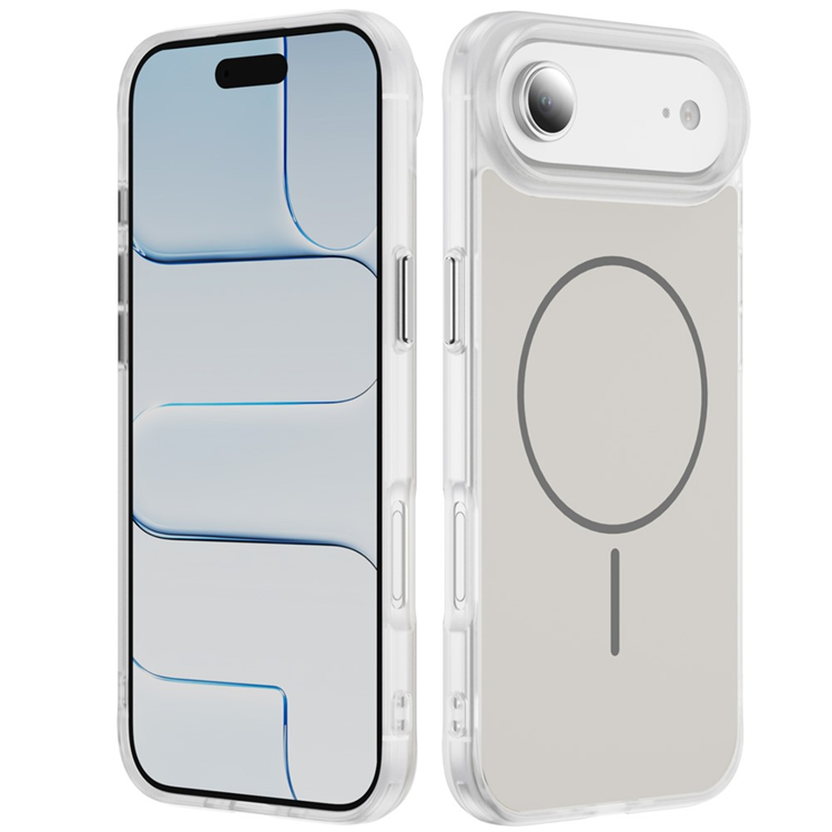 iPhone Air Mobilskal MagSafe Skin Touch TPU PC - Vit (Vit) | 2353 | AlltMobil