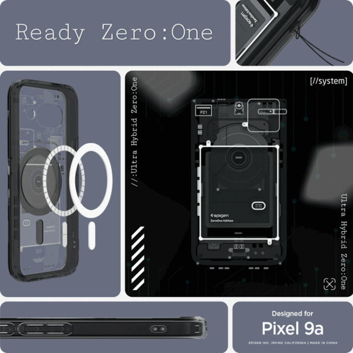 Spigen - Spigen Google Pixel 9a Mobilskal Magsafe Ultra Hybrid Zero One