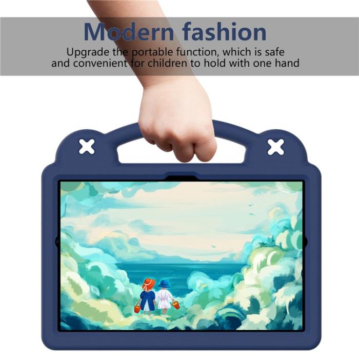 A-One Brand - Galaxy Tab A8 10.5 (2021) Skal EVA Shockproof Kickstand - Marinblå