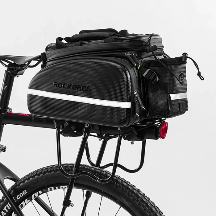 Rockbros - Rockbros A6-6 Cykelväska för Bagageutrymme 35 L med Utfällbara Fickor