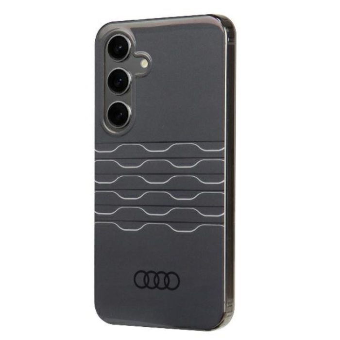Audi - Audi Galaxy S24 Mobilskal Geometric Pattern - Svart