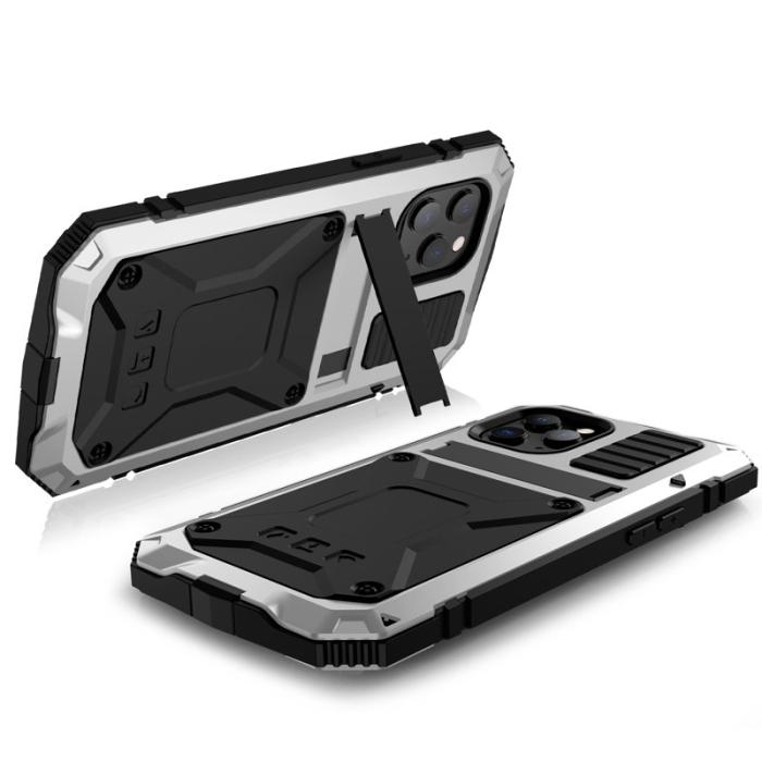 R-JUST - R-JUST Mobilskal till iPhone 12 Pro Max Shockproof Silver Dustproof Waterproof