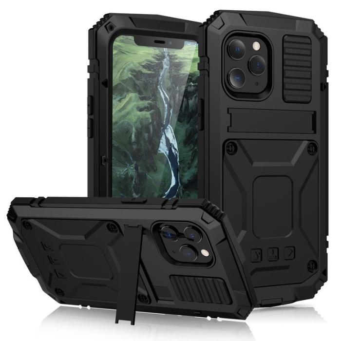 R-JUST - R-JUST Mobilskal till iPhone 12 Pro Max Shockproof Svart