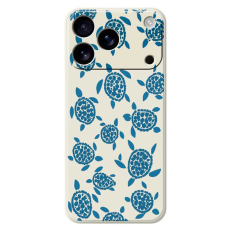 A-One Brand - iPhone 17 Pro Max Mobilskal Turtle Pattern Straight Edge - Beige