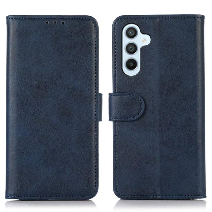 OEM - Plånboksfodral för Samsung Galaxy S26 Plus Konstläder med ställ - Blå