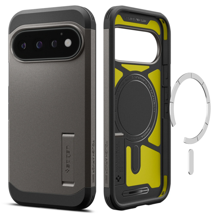 Spigen - Spigen Mobilskal För Google Pixel 11 Pro Magsafe Tough Armor - Gunmetal