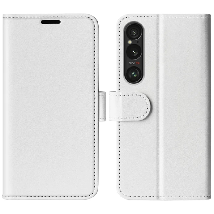 A-One Brand - Sony Xperia 1 VII Plånboksfodral Crazy Horse Texture - Vit