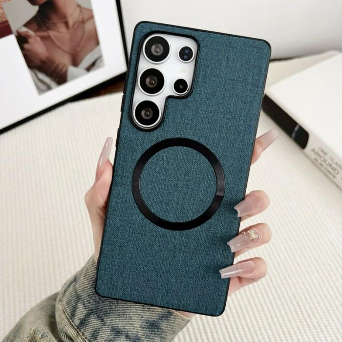 OEM - Mobilskal för Samsung Galaxy S26 Ultra Magnetiskt TPU - Mörkgrön