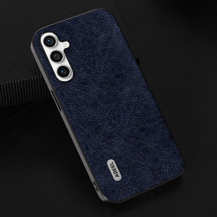 ABEEL - ABEEL Mobilskal till Samsung Galaxy S23 FE PU Läder Retro Blå