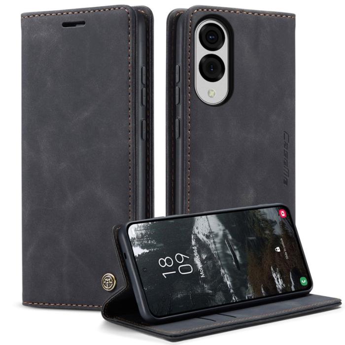 Caseme - CASEME 013 Plånboksfodral för Samsung Galaxy S25 Edge - Svart