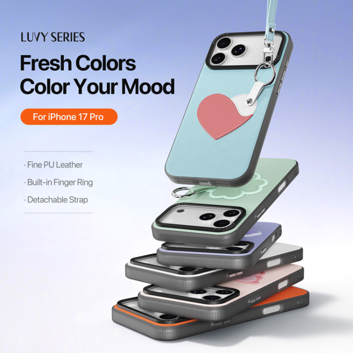 Dux Ducis - DUX DUCIS iPhone 17 Pro Mobilskal med Fingerring/Rem Luvy Series