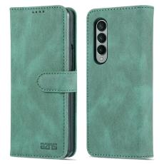 AZNS - AZNS Samsung Galaxy Z Fold3 Pl&aring;nboksfodral Konstl&auml;der - Gr&ouml;n