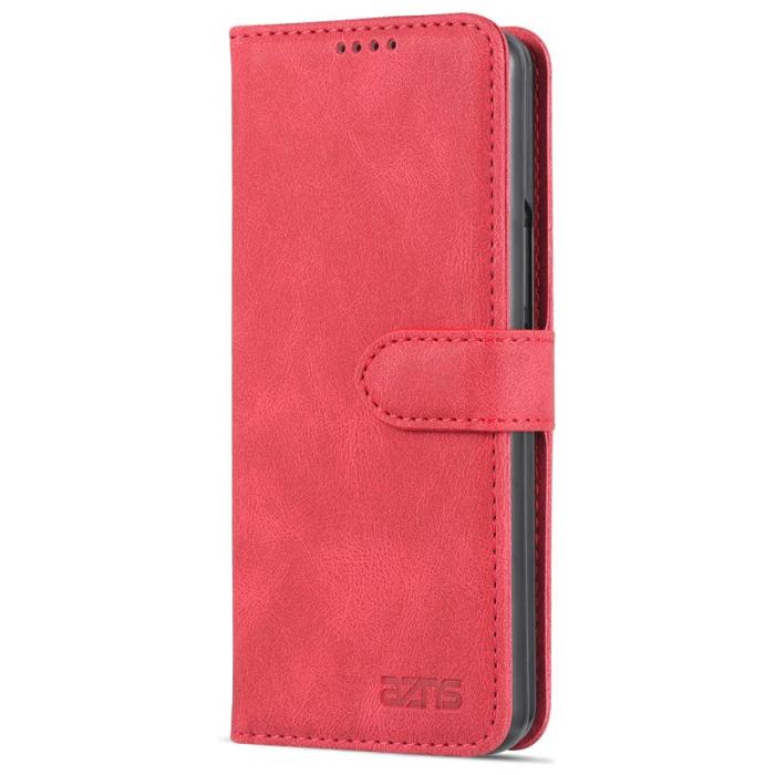 AZNS - AZNS Samsung Galaxy Z Fold3 Plånboksfodral Konstläder - Röd
