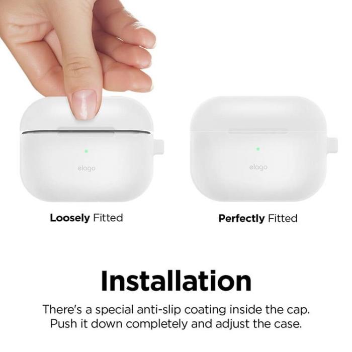 BUFFALO - ELAGO Skyddsväska För Airpod Pro med Hängare - Blå