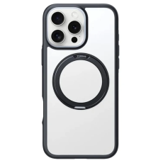 Torras - Torras iPhone 16 Pro Mobilskal Magsafe Ostand R Fusion - Svart
