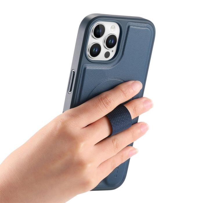 CASENEO - CASENEO iPhone 12 Pro Max Fodral KonstLäder - Blå