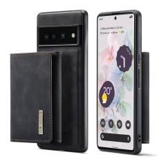 DG.MING - DG.MING Konstl&auml;der Pl&aring;nboksfodral f&ouml;r Google Pixel 7 Pro 5G - Svart