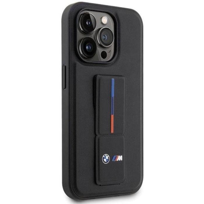 BMW - BMW iPhone 14 Plus Mobilskal Grip Hot Stamp - Svart