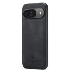 DG.MING - DG.MING Mobilskal till Google Pixel 10 Pro PU L&auml;der Hybrid Svart