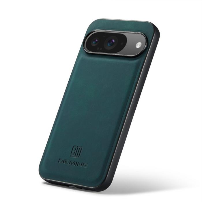 DG.MING - DG.MING Mobilskal till Google Pixel 10 Pro PU Läder Hybrid Grön