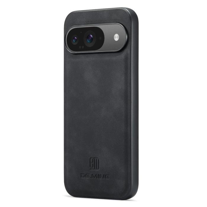 DG.MING - DG.MING Mobilskal till Google Pixel 10 Pro PU Läder Hybrid Svart