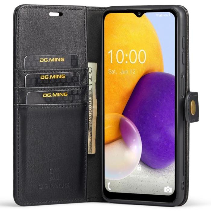 DG.MING - DG.MING Folio Flip Detachable Plånboksfodral Galaxy A13 4G - Svart