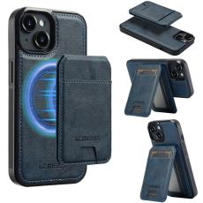 LC.imeeke - LC.IMEEKE L3 iPhone 15 Plus Fodral KonstL&auml;der - Bl&aring;
