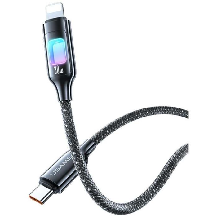 USAMS - USAMS USB-C Till Lightning Kabel 30W 1.2m TC - Tarnish
