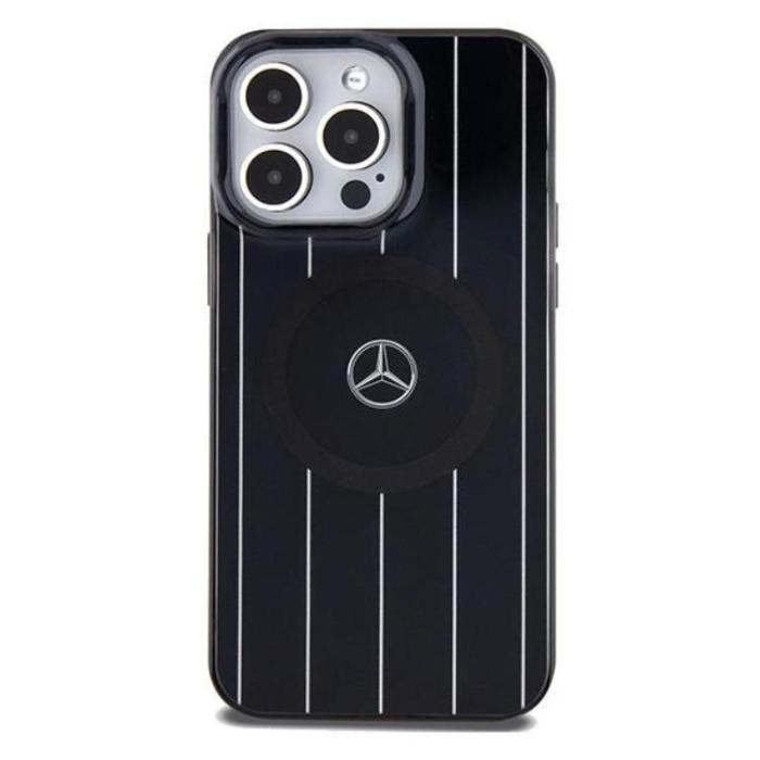 Mercedes - Mercedes iPhone 15 Pro Mobilskal MagSafe Double Layer Crossed Lines